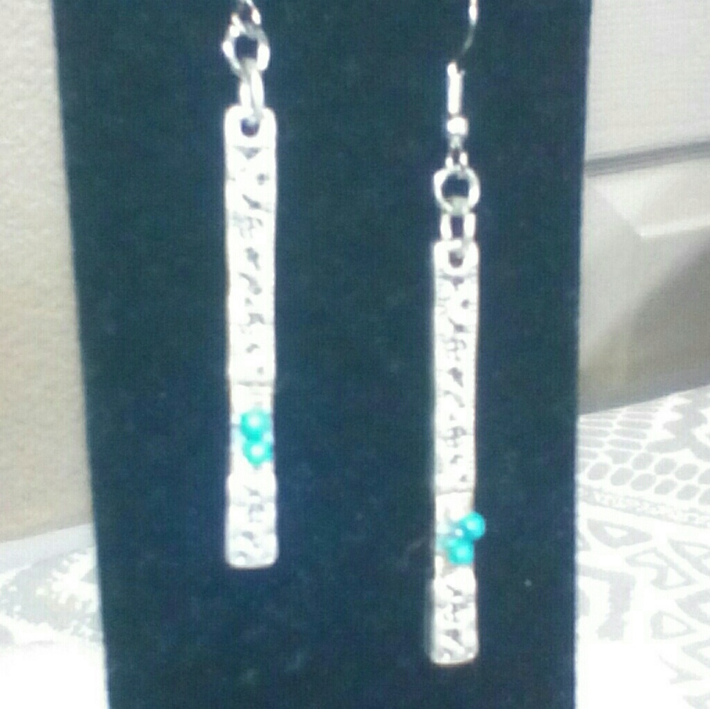 Silver and Turquoise Earrings (NWOT)